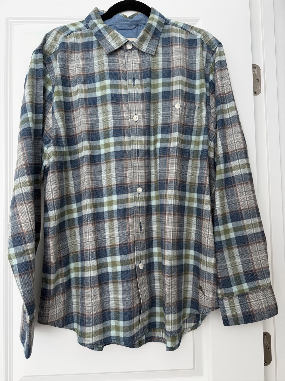 Tommy Bahama Plaid Button-Down Shirt in Blue, Green and Brown